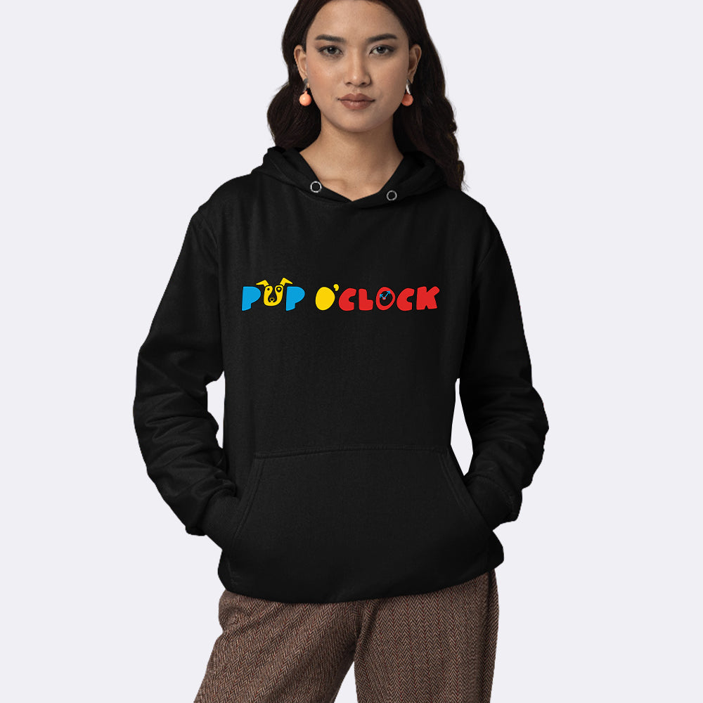 Adult Unisex Logo Hoodie - Black