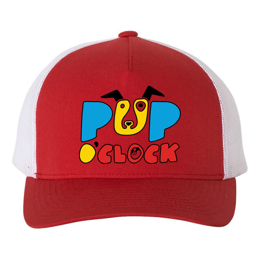 Classic Trucker Hat - Red & White